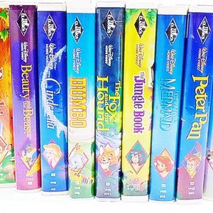 Disney Black Diamond Vintage VHS Set of 10